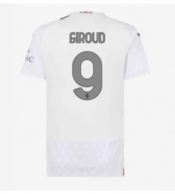 AC Milan Olivier Giroud #9 Koszulka Wyjazdowych Kobiety 2023-24 Krótki Rękaw